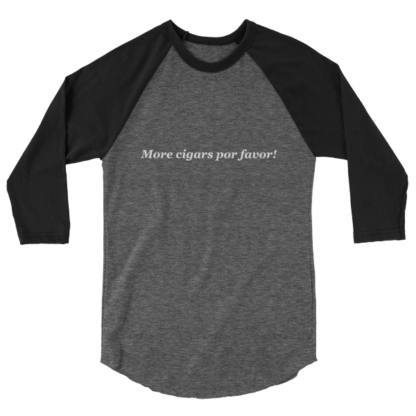 More Cigars Unisex Raglan - Image 2