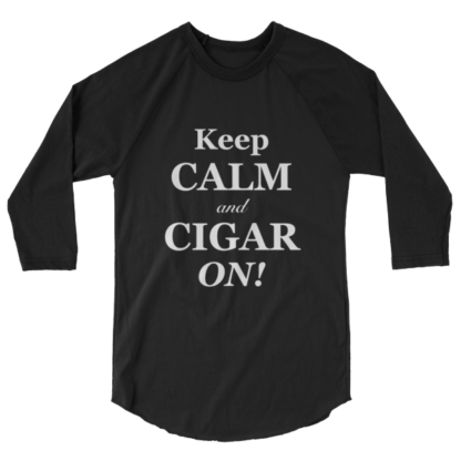 Keep Calm Unisex Raglan - Image 2