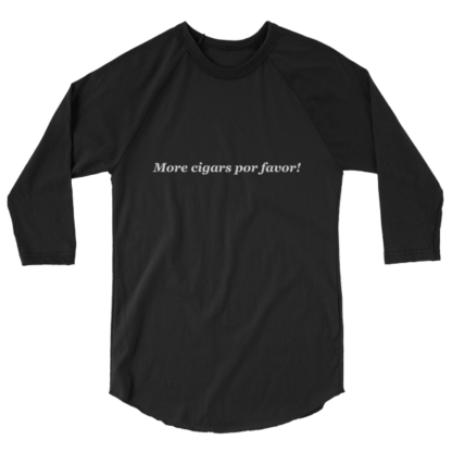 More Cigars Unisex Raglan
