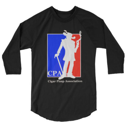 Cigar Pimp Assoc Unisex Raglan - Image 2