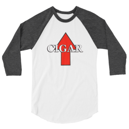 Cigar Up Unisex Raglan - Image 3