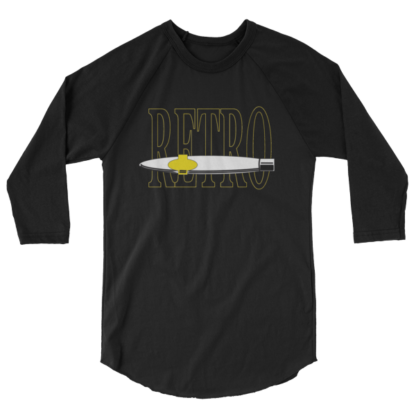 Retrohale Cigar Unisex Raglan - Image 4