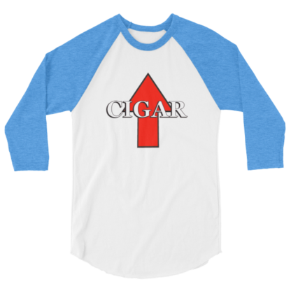 Cigar Up Unisex Raglan - Image 4