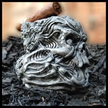 inferno cigar ashtray side view