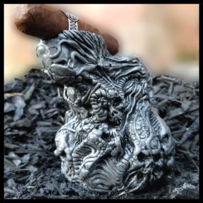 inferno cigar ashtray back view