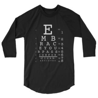 Eye Chart Unisex Raglan