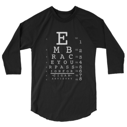 Eye Chart Unisex Raglan